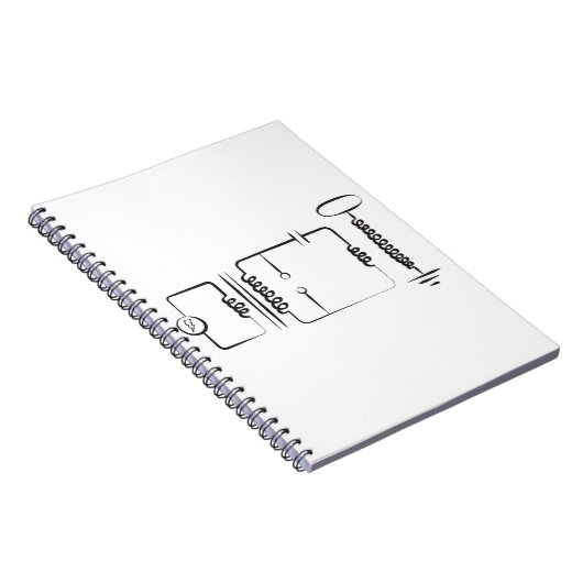 Tesla Spule Notizblock (Rechte Seite)