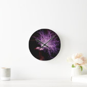 Tesla Spulen-Plasma Runde Wanduhr (Zuhause)