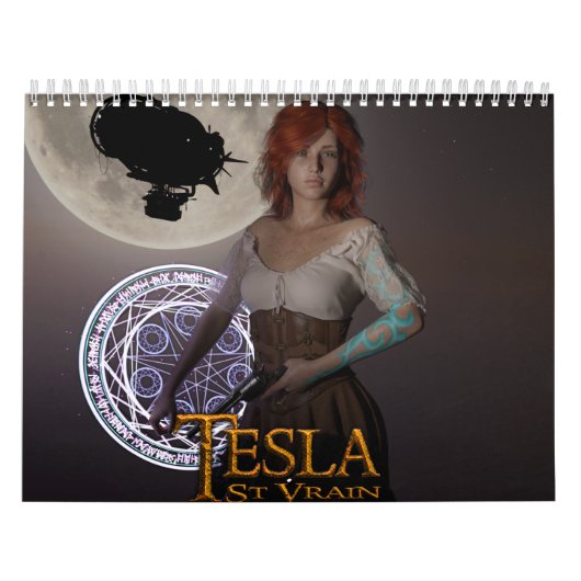 Tesla St. Vrain Kalender (Titelbild)