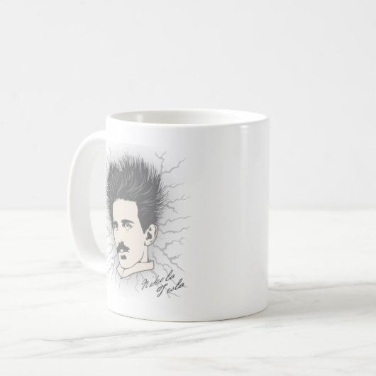 Tesla Static II Kaffeetasse (Vorderseite Links)