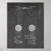 Tesla-System der Übertragung elektrischer Energie Poster (Vorne)