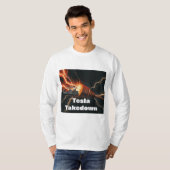 Tesla Takedown elon muskeln T-Shirt (Vorne ganz)