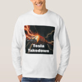 Tesla Takedown elon muskeln T-Shirt (Vorderseite)