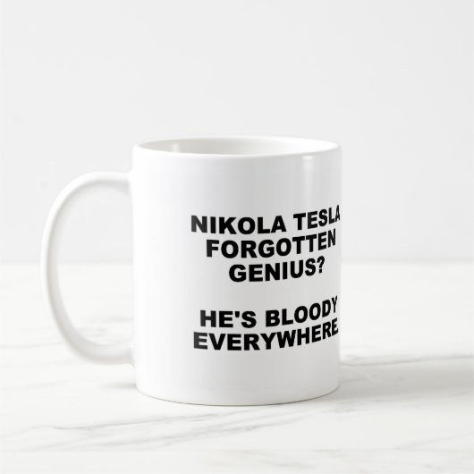 Tesla Tasse (Links)
