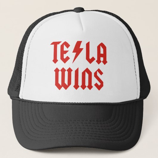Tesla Truckerkappe (Vorderseite)
