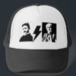 Tesla und Edison - das Original AC/DC. Truckerkappe<br><div class="desc">Tesla und Edison - das Original AC/DC.</div>