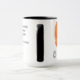 Tesla Zitat-Tasse mit Phoenix-Vogel-Grafik Tasse
