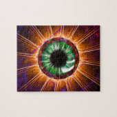 Teslas andere Augen-Fraktal-Kunst Puzzle (Horizontal)