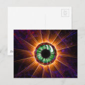 Teslas andere Fraktal-Kunst Postkarte (Vorne/Hinten)