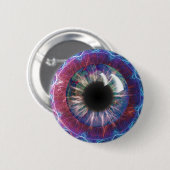 Teslas Augen-Fraktal Design Button (Vorne & Hinten)