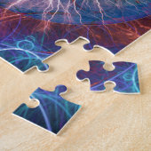 Teslas Augen-Fraktal Design Puzzle (Seite)