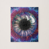 Teslas Augen-Fraktal Design Puzzle (Vertikal)