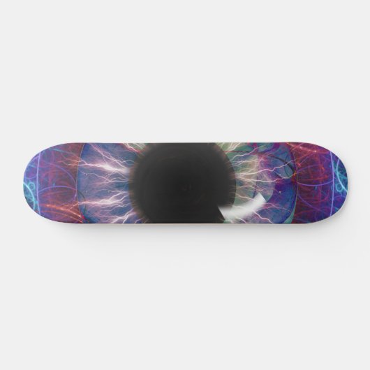 Tesla's Eye Skateboard Deck (Horizontal)