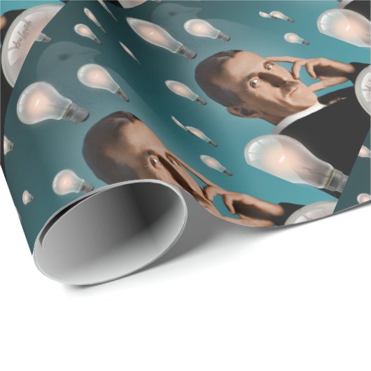 Teslas Traum Geschenkpapier (Rolleneckpunkt)