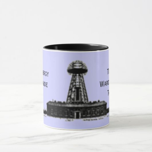 Teslas Wardenclyffe Turm-Tasse Tasse (Zentrum)