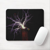 Teslaspule mit Lichtbogen Mousepad (Mit Mouse)
