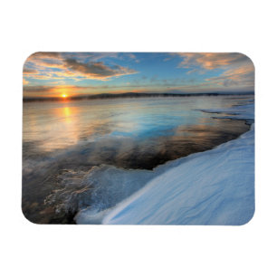 Teslin Lake nach einem aufklarenden Sturm, Yukon Magnet