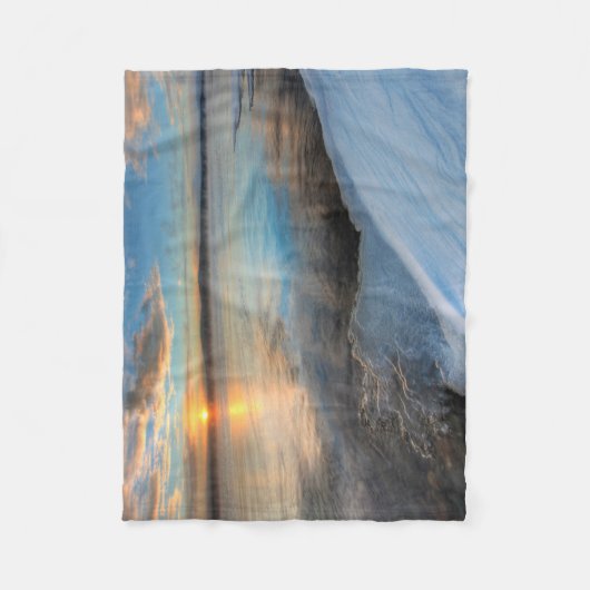 Teslin Lake Nach einem Sturm, Yukon Fleecedecke (Vorderseite)