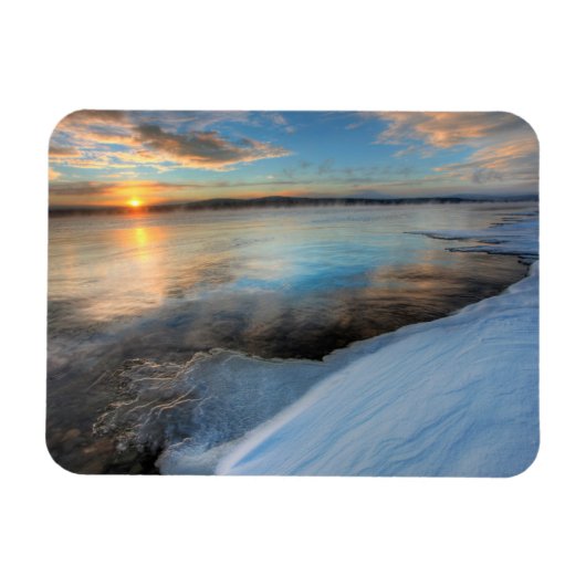 Teslin Lake Nach einem Sturm, Yukon Magnet (Horizontal)