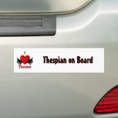 Tespian an Bord Autoaufkleber (Auf Auto)