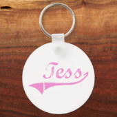 Tess Classic Style Name Schlüsselanhänger (Vorderseite)