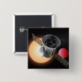 TESS Planet Hunter Spacecraft Button (Vorne & Hinten)