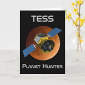 TESS Planet Hunter Spacecraft Karte (Gelbe Blume)