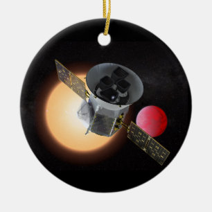 TESS Planet Hunter Spacecraft Keramik Ornament