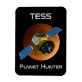 TESS Planet Hunter Spacecraft Magnet (Vertikal)