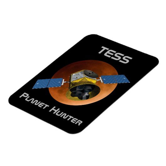 TESS Planet Hunter Spacecraft Magnet (Linke Seite)