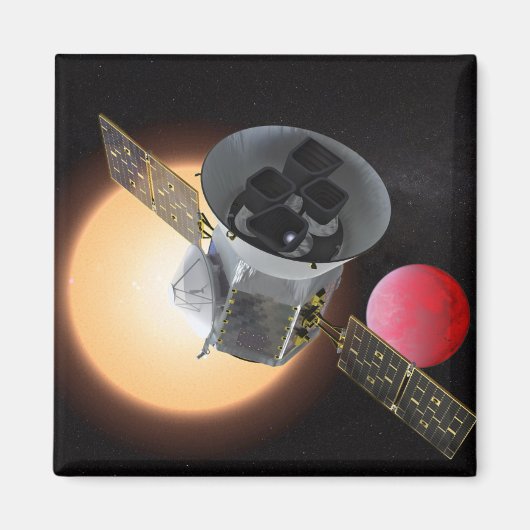 TESS Planet Hunter Spacecraft Magnet (Vorne)