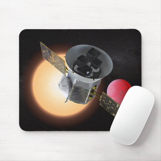 TESS Planet Hunter Spacecraft Mousepad (Mit Mouse)