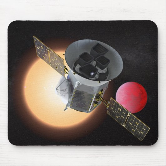 TESS Planet Hunter Spacecraft Mousepad (Vorne)