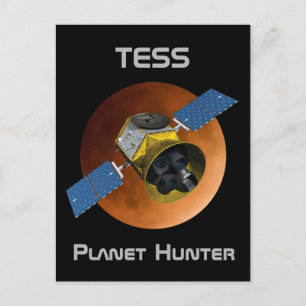 TESS Planet Hunter Spacecraft Postkarte