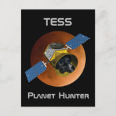 TESS Planet Hunter Spacecraft Postkarte (Vorderseite)