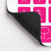 Tessa berühmte Strichmännchen Mousepad (Ecke)