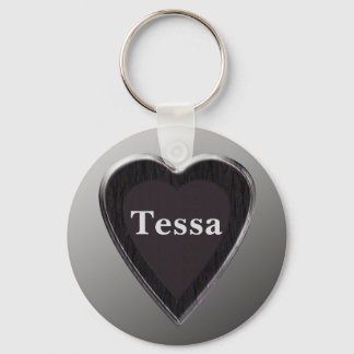 Tessa Heart Keychain von 369MyName Schlüsselanhänger