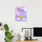 Tessa Name Poster (Heimbüro)