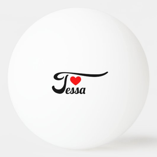 Tessa Tischtennisball (Vorderseite)