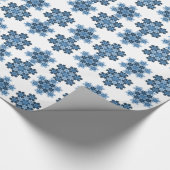 Tessellated Koch Schneeflocken Geschenkpapier (Ecke)