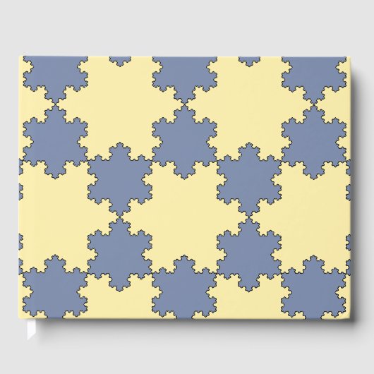 Tessellated Koch Snowflakes (Fraktal Muster) Gästebuch (Vorderseite)