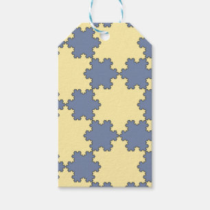 Tessellated Koch Snowflakes (Fraktal Muster) Geschenkanhänger