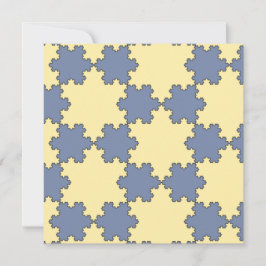 Tessellated Koch Snowflakes (Fraktal Muster) Karte