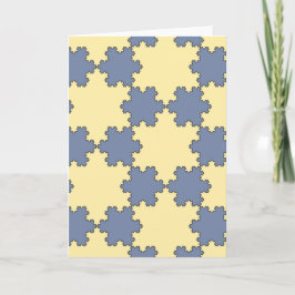 Tessellated Koch Snowflakes (Fraktal Muster) Karte