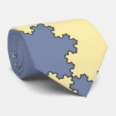 Tessellated Koch Snowflakes (Fraktal Muster) Krawatte (Gerollt)