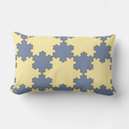 Tessellated Koch Snowflakes (Fraktal Muster) Lendenkissen