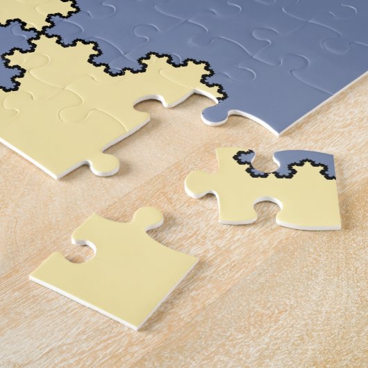 Tessellated Koch Snowflakes (Fraktal Muster) Puzzle (Seite)