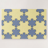 Tessellated Koch Snowflakes (Fraktal Muster) Puzzle (Horizontal)