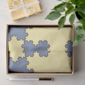 Tessellated Koch Snowflakes (Fraktal Muster) Seidenpapier (Geschenk)