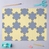 Tessellated Koch Snowflakes (Fraktal Muster) Seidenpapier (Basteln)